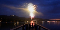 Fireworks Over Lake Glenville 2019